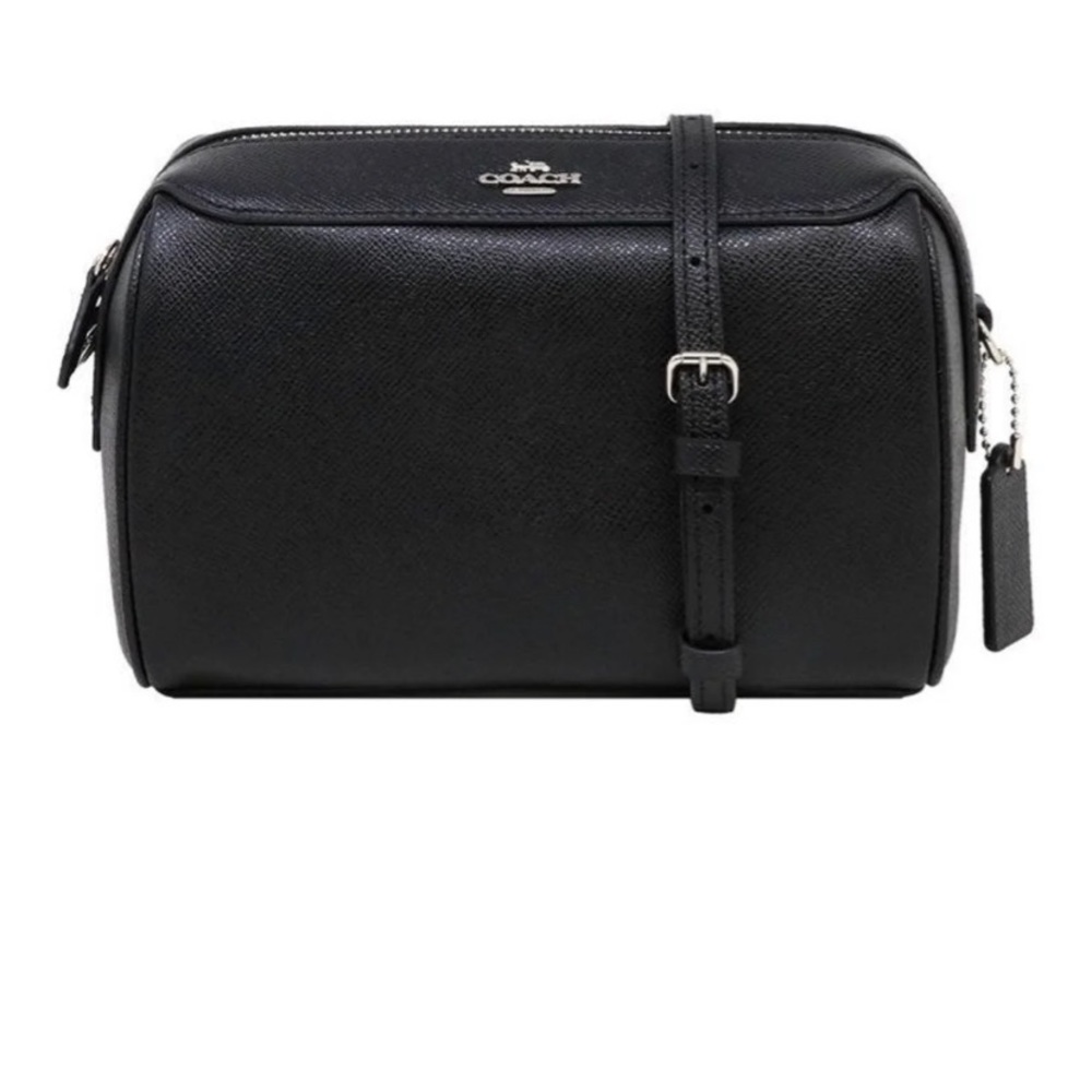 Black Coach Bennett Crossbody Leather Bag / Purse